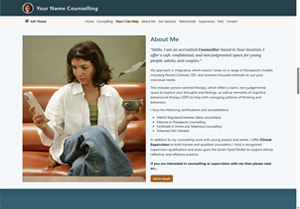 Single Page Website - About Section